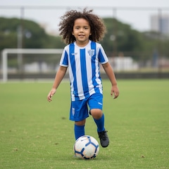 Kit de Uniforme do Avaí I 25/26 Infantil Volt Camiseta + Calção - Foto 2