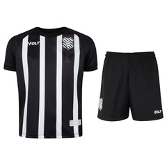 Kit de Uniforme do Figueirense I 25/26 Infantil Volt Camiseta + Calção - Foto 1