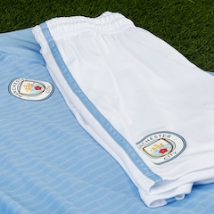 Kit de Uniforme do Manchester City Braziline Infantil Camiseta + Calção - Foto 2