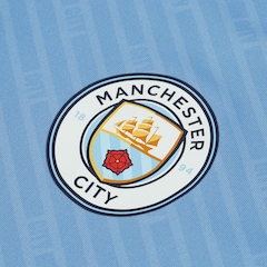 Kit de Uniforme do Manchester City Braziline Infantil Camiseta + Calção - Foto 8