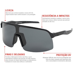 Óculos Esportivo Oxer Chrome Polarizado Lente Fumê - Foto 2