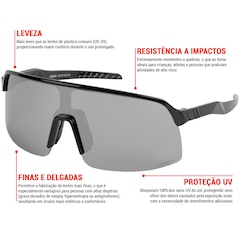 Óculos Esportivo Oxer Chrome Polarizado Lente Fumê - Foto 2