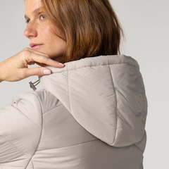 Jaqueta Puffer Térmica com Capuz Nord Stopper - Feminina - Foto 4