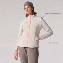 Jaqueta Fleece Nord Modular Bex - Feminina - Foto 2