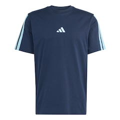 Camiseta Adidas Essentials Tres Listras Malha Simples Masculina - Foto 1