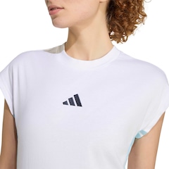 Camiseta Brasil Essentials Single Jersey 3-Stripes adidas Feminina - Foto 2