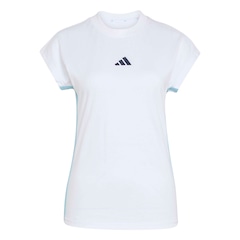 Camiseta Brasil Essentials Single Jersey 3-Stripes adidas Feminina - Foto 5