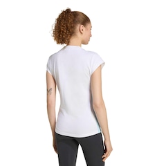 Camiseta Brasil Essentials Single Jersey 3-Stripes adidas Feminina - Foto 11