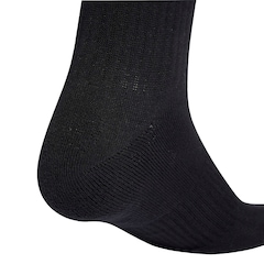 Kit Meias adidas Sportswear Três Listras Essentials Crew com 3 Pares - Foto 4