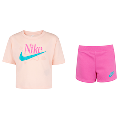 Conjunto Infantil Nike Wild Flow Camiseta + Short - Foto 1