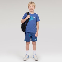 Conjunto Camiseta + Bermuda Infantil Nike Youth Basic - Foto 3