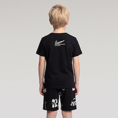 Conjunto Camiseta + Bermuda Infantil Nike Youth Basic - Foto 2