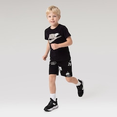 Conjunto Camiseta + Bermuda Infantil Nike Youth Basic - Foto 3
