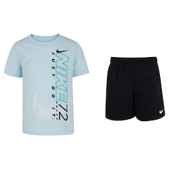 Conjunto Infantil Nike Sport Rhythm Camiseta + Bermuda - Foto 1