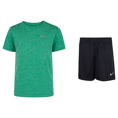Conjunto Infantil Nike Dri-FIT Bottom Camiseta + Bermuda - Foto 1