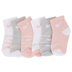 Kit de Meias Nike Wild Flower Infantil com 6 Pares - Foto 2