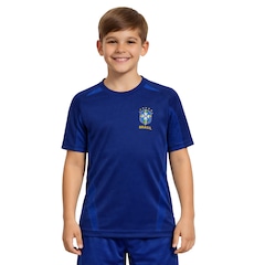 Camiseta da Seleção do Brasil CBF 26/27 Penta Seamless Infantil - Foto 1