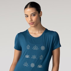 Camiseta Oxer Cord Estampa Regulação Termica Feminina - Foto 5