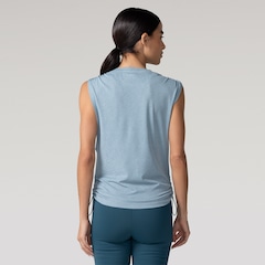 Camiseta Regata Oxer Detalhe Franzido Feminino - Foto 2