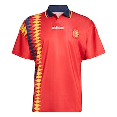 Camisa Espanha I 94 Retrô Torcedor adidas Masculina - Foto 6