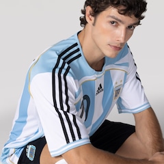 Camisa da Argentina I 2006 Retrô Torcedor adidas Masculina - Foto 10