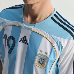 Camisa da Argentina I 2006 Retrô Torcedor adidas Masculina - Foto 9