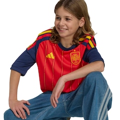 Camisa Seleção da Espanha I 26/27 Torcedor adidas Infantil - Foto 7