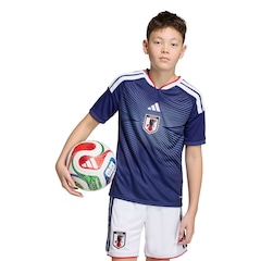 Camisa Seleção do Japão I 25/26 Torcedor adidas Infantil - Foto 3