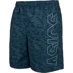 Bermuda Estampa Ar Logo ASICS Masculina - Foto 1