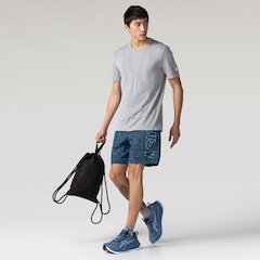 Bermuda Estampa Ar Logo ASICS Masculina - Foto 4