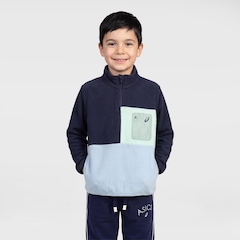 Blusão Meio Zíper Asics Infantil - Foto 1