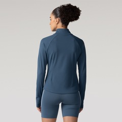 BLUSAO ASICS MEIO ZIPER PEACH TOUCH - Foto 2