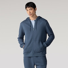 Jaqueta Moletom Canguru Com Fleece ASICS Masculina - Foto 1