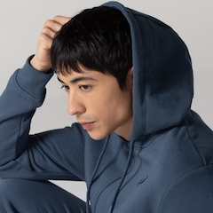Jaqueta Moletom Canguru Com Fleece ASICS Masculina - Foto 6