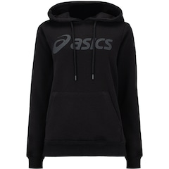 Blusão Moletom ASICS Canguru Com Fleece Feminino - Foto 1