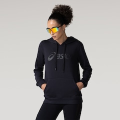 Blusão Moletom ASICS Canguru Com Fleece Feminino - Foto 1