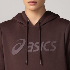 Blusão Moletom ASICS Canguru Com Fleece Feminino - Foto 6