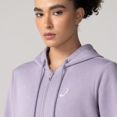 Jaqueta Moletom ASICS Canguru Com Fleece Feminino - Foto 6
