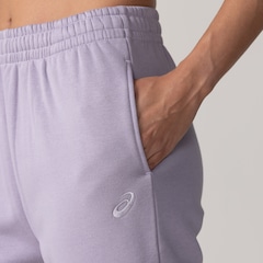 Calça Moletom ASICS Jogger Com Fleece Feminino - Foto 4