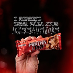Caixa Barra de Proteína 45g Integralmédica Protein Crispbar Leite com Creme de Avelã - 12 Unidades - Foto 2