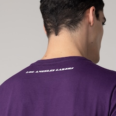 Camiseta New Lakers NBA - Masculina - Foto 4