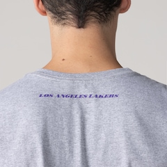 Camiseta New Lakers NBA - Masculina - Foto 4