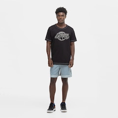 Camiseta Los Angeles Lakers NBA Minimal N0490 Masculina - Foto 4