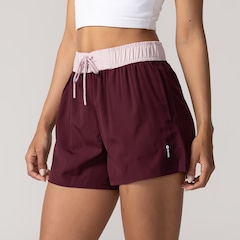 Shorts Oxer Liso Cos Contrastante - Feminino - Foto 2