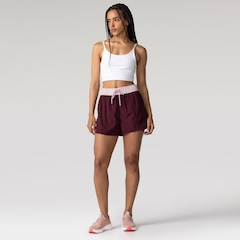 Shorts Oxer Liso Cos Contrastante - Feminino - Foto 4