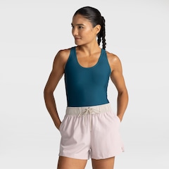 Shorts Oxer Liso Cos Contrastante - Feminino - Foto 3