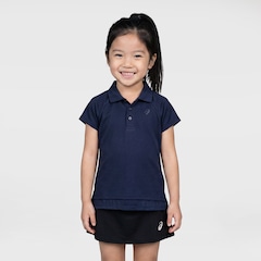 Camisa Polo Racket Asics Menina - Foto 1