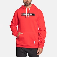 Blusão com Capuz NBA Chicago Bulls Wordmark - Masculino - Foto 1