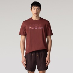 Camiseta Masculina Malha Estampada ASICS - Foto 1