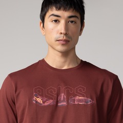 Camiseta Masculina Malha Estampada ASICS - Foto 4